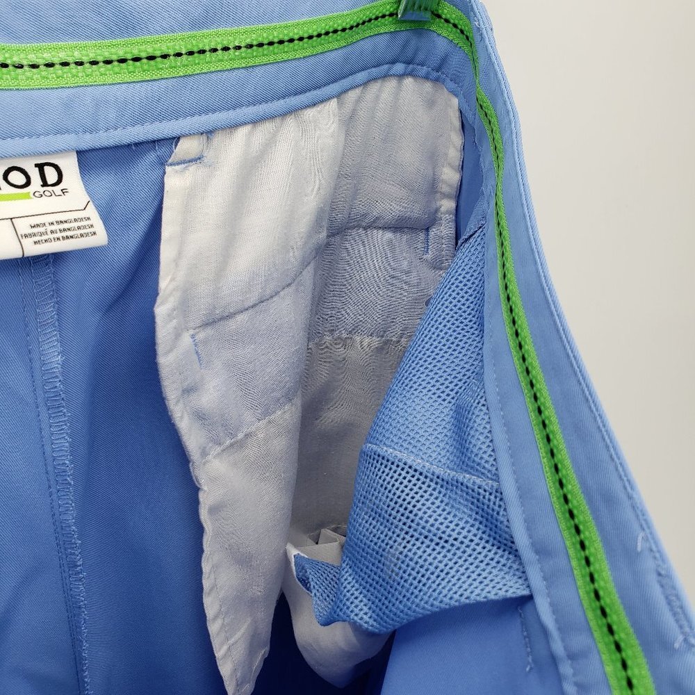 IZOD Golf Sky Blue Men's Shorts 36 Classic Preppy Bright - Picture 4 of 6